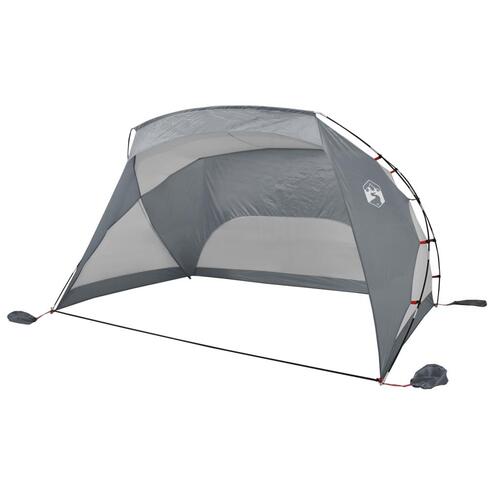 Strandtelt 274x178x170/148 cm 185T polyester grå