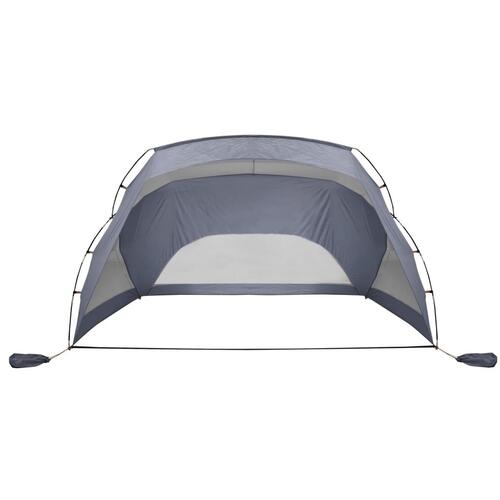 Strandtelt 274x178x170/148 cm 185T polyester grå