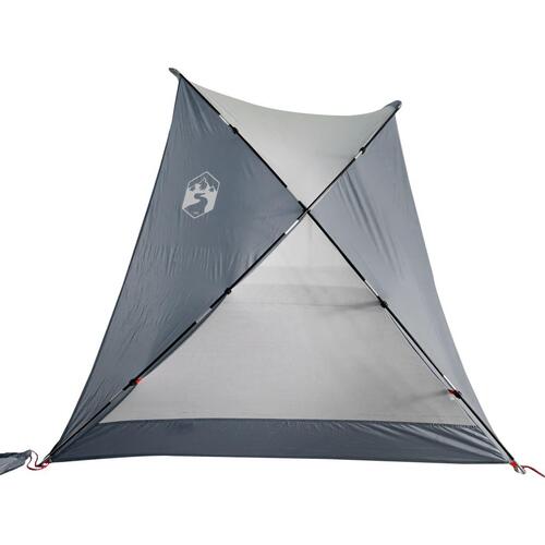 Strandtelt 274x178x170/148 cm 185T polyester grå