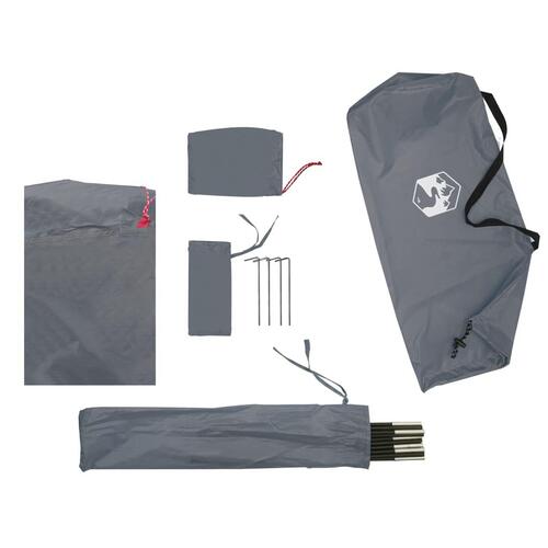 Strandtelt 274x178x170/148 cm 185T polyester grå