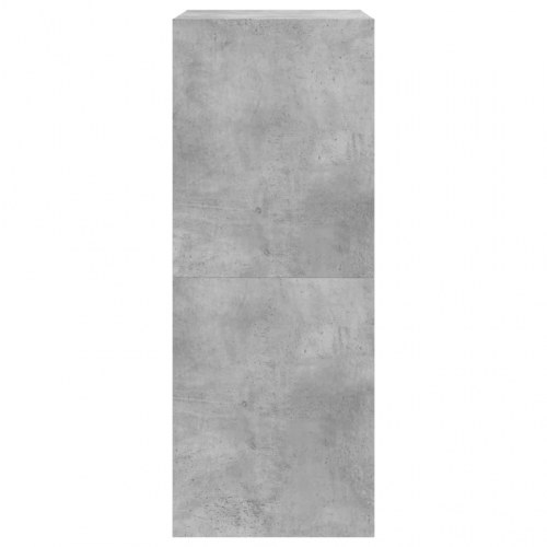 Skoskab med 2 vippeskuffer 80 x 42 x 108 cm - betongrå