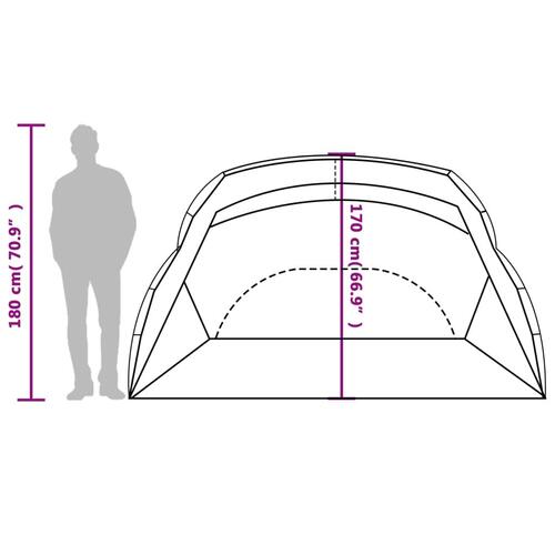 Strandtelt 274x178x170/148 cm 185T polyester havgrøn