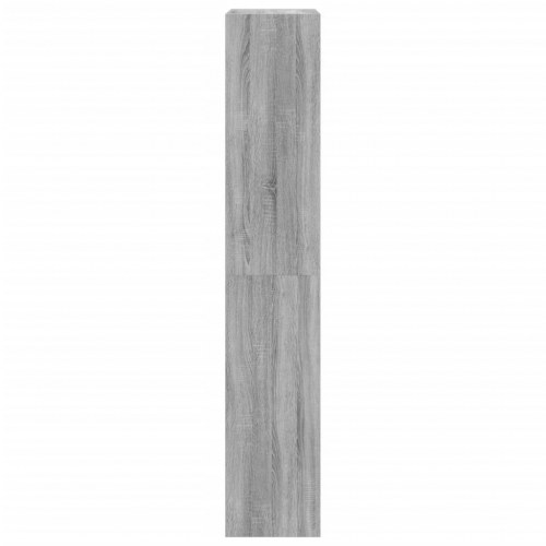 Skoskab med 4 vippeskuffer 60x34x187,5 cm grå sonoma-eg