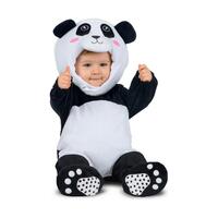 Kostume til babyer Sort Hvid Panda (4 Dele) 24-36 måneder