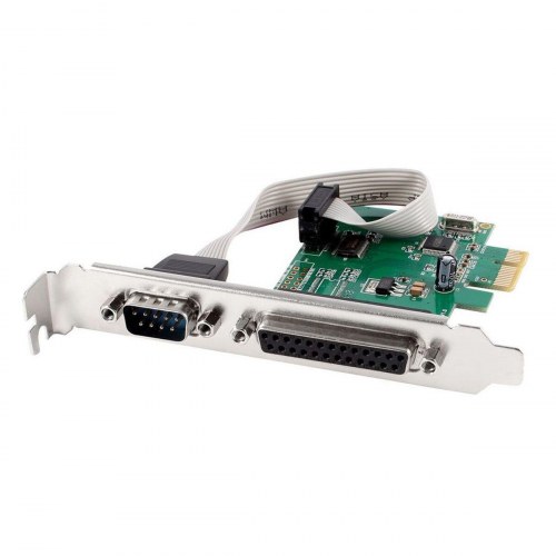 GEMBIRD PCIe controllerkort med COM (RS-232) og LPT - PEX-COMLPT-01