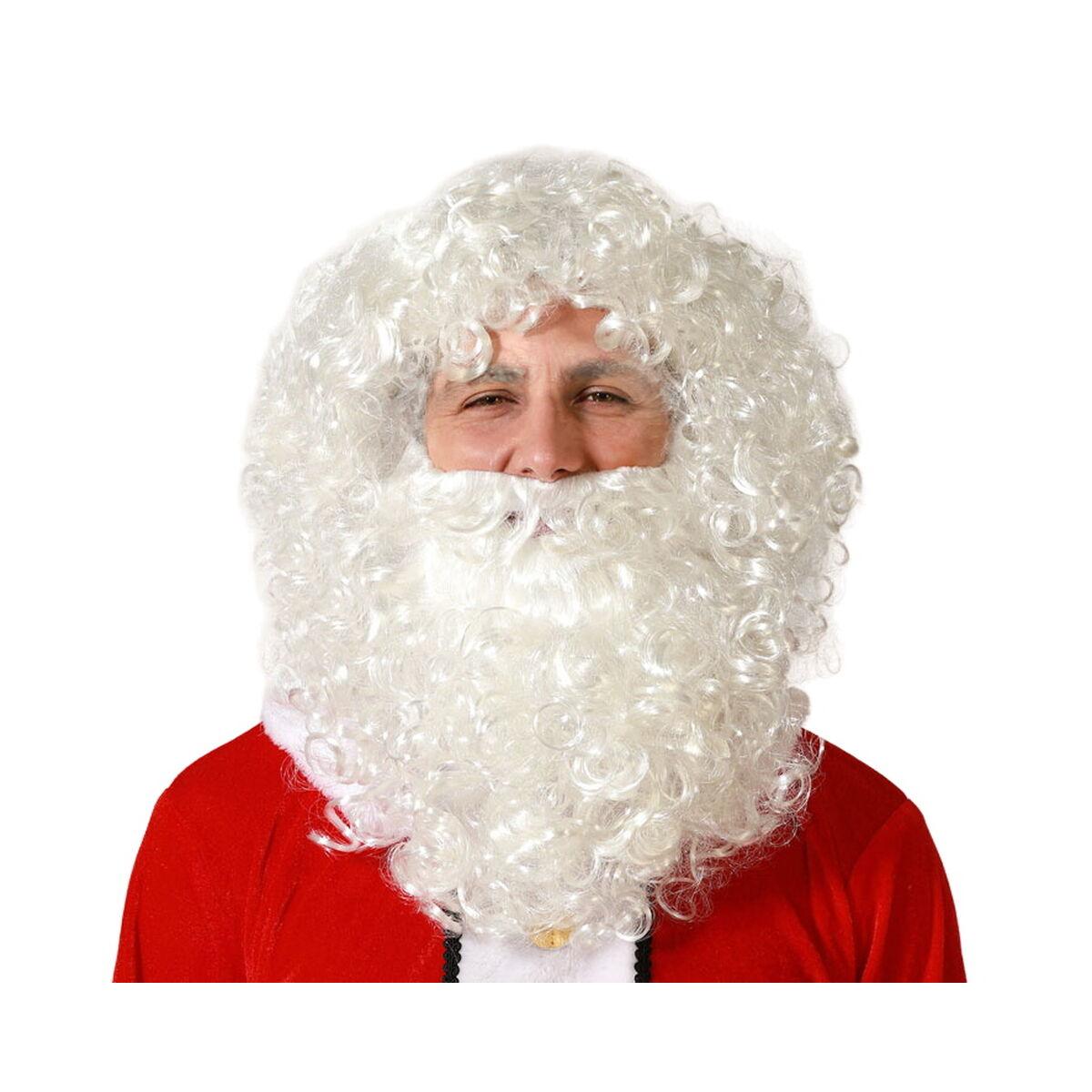 Paryk Julemanden Hvid Skæg