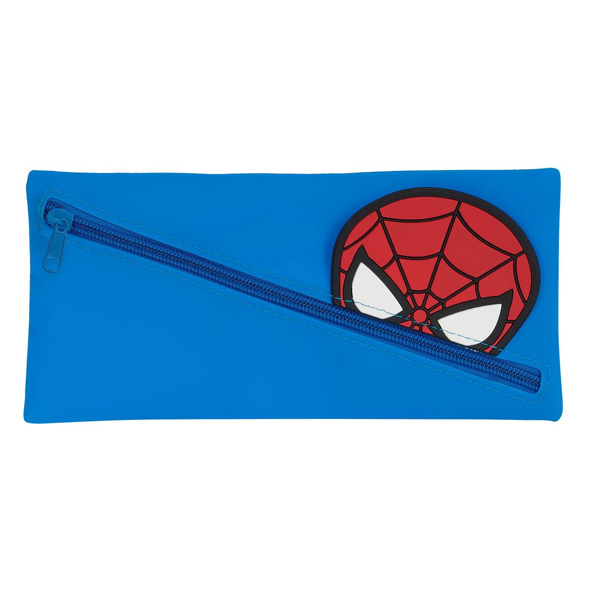 Penalhus Spider-Man - marineblå, 22 × 11 × 1 cm