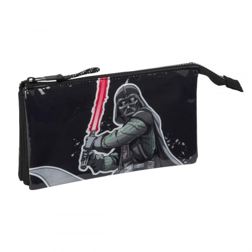 Penalhus Star Wars - Dobbelt carry-all, sort 22 × 12 × 3 cm