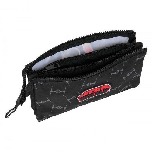 Penalhus Star Wars - Dobbelt carry-all, sort 22 × 12 × 3 cm
