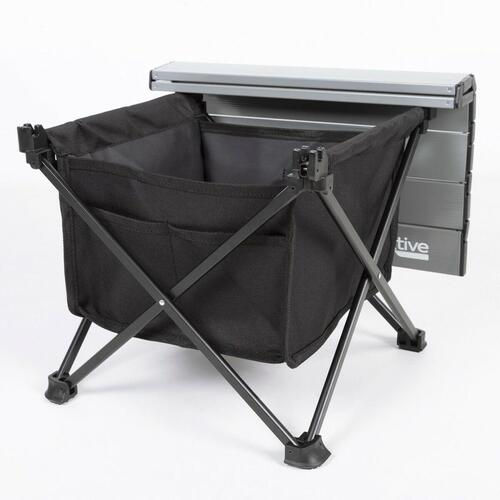 Sammenklappeligt bord Aktive Camping Lomme 38 x 30 x 34 cm (2 enheder)