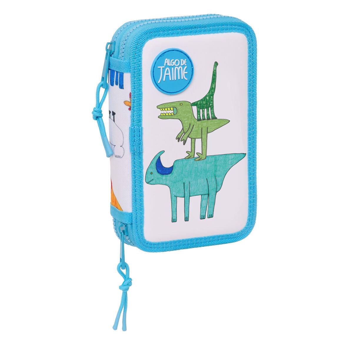 Penalhus med 2 rum Algo de Jaime - Hvid, 12,5 × 19,5 × 4 cm (28 dele)