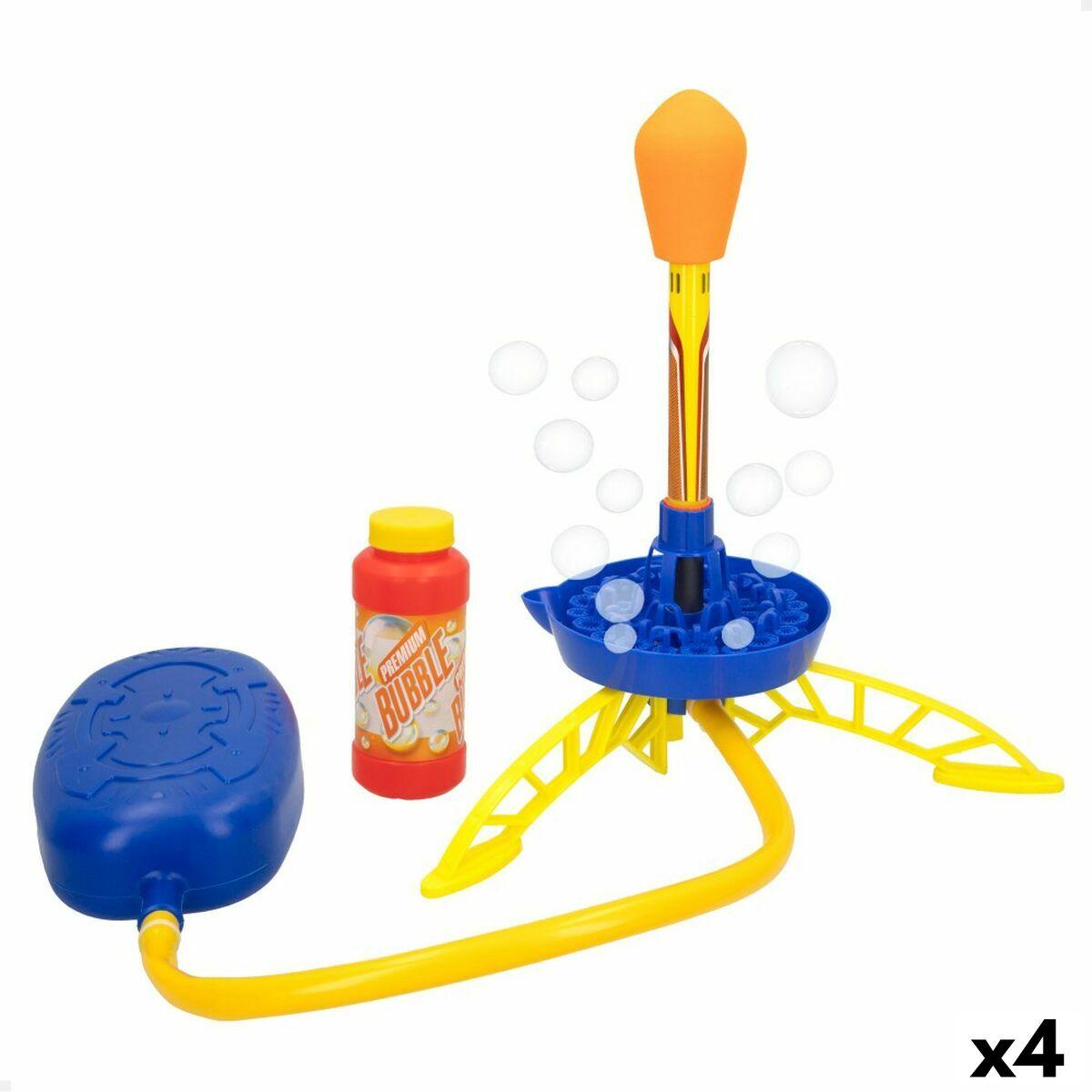 Spil med Sæbebobler Raket 237 ml 90 x 32 x 31 cm (4 enheder)