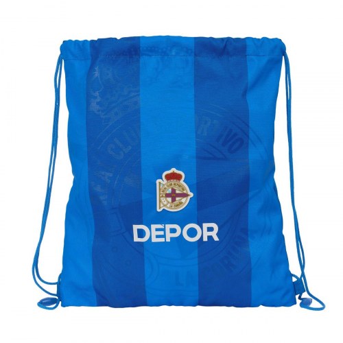 R. C. Deportivo de La Coruña snøre-rygsæk - blå 35 × 40 cm