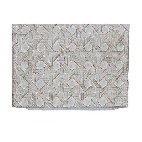 Urtepotter - sæt af 4 i beige glasfiber/magnesium