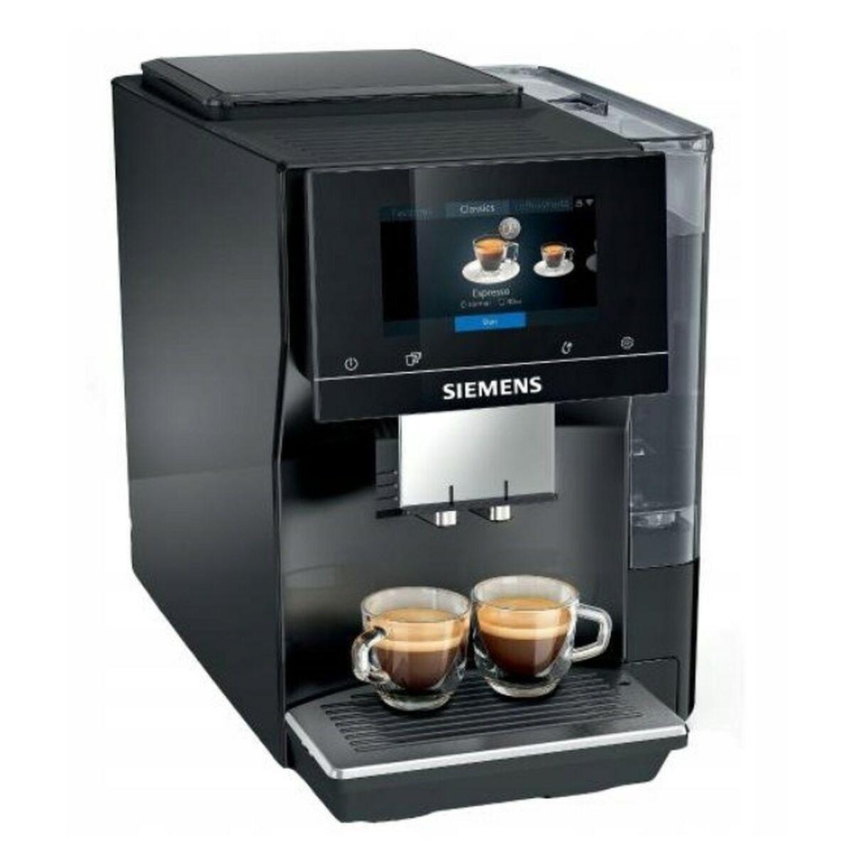 Superautomatisk Kaffemaskine Siemens Tp703r09 Sort 1500 Bar Skodelice