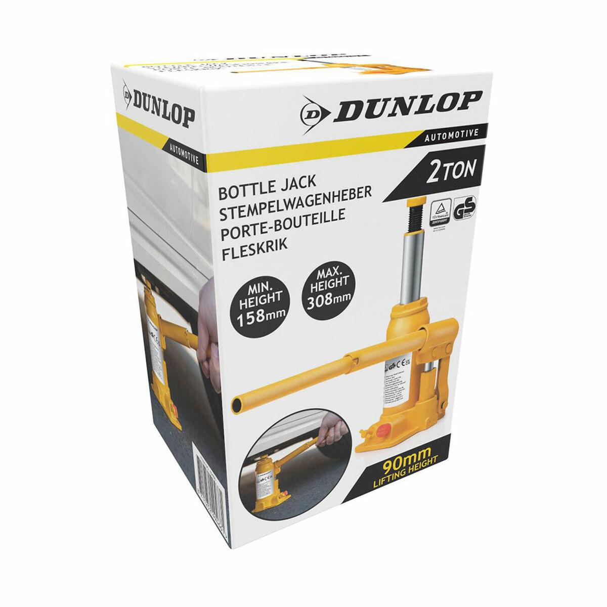 Dunlop hydraulisk donkraft 2 ton - gul