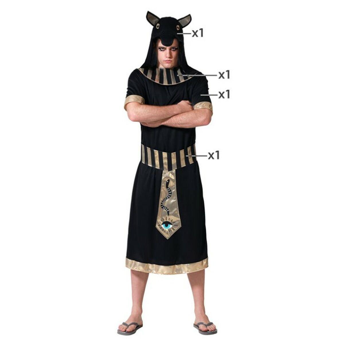 Kostume til voksne Sort Egyptisk mand XS/S