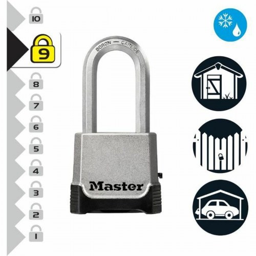 Hængelås med kode Master Lock M176EURDLH 56 mm - stål