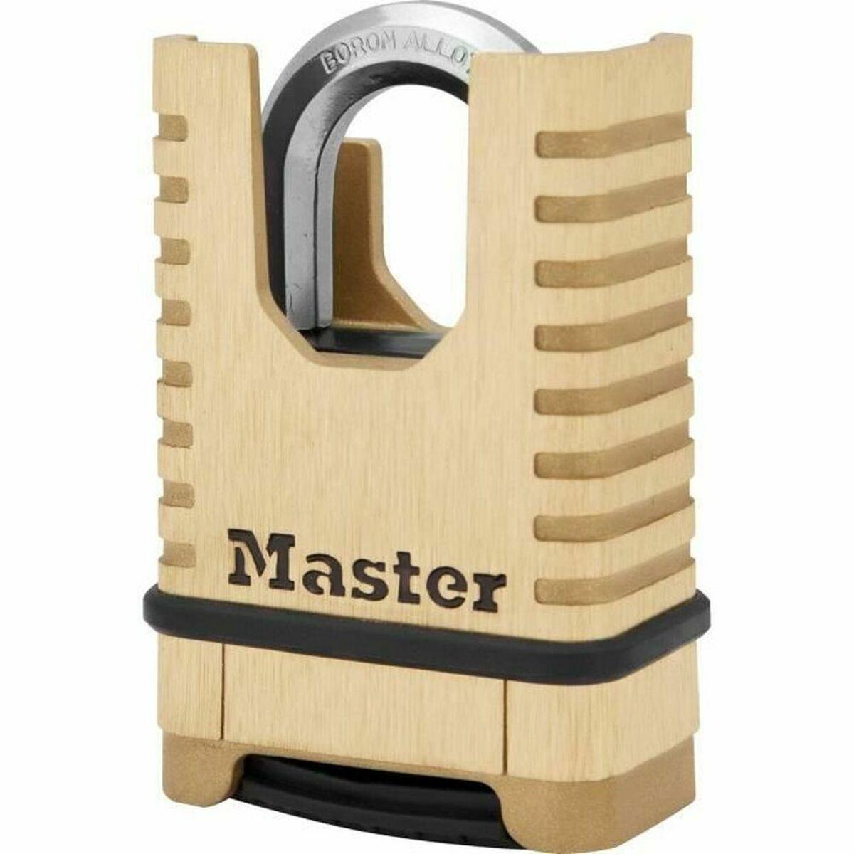 Hængelås med kode Master Lock M1177EURD - gylden kobber