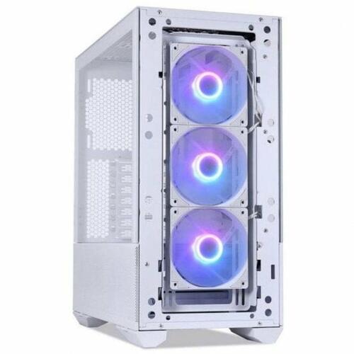 ATX Semi-tårn kasse Lian-Li LANCOOL II MESH C RGB SNOW Hvid Sort Snow white