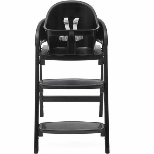 Trone Chicco Crescendo Lite cairo coal Sort Rustfrit stål