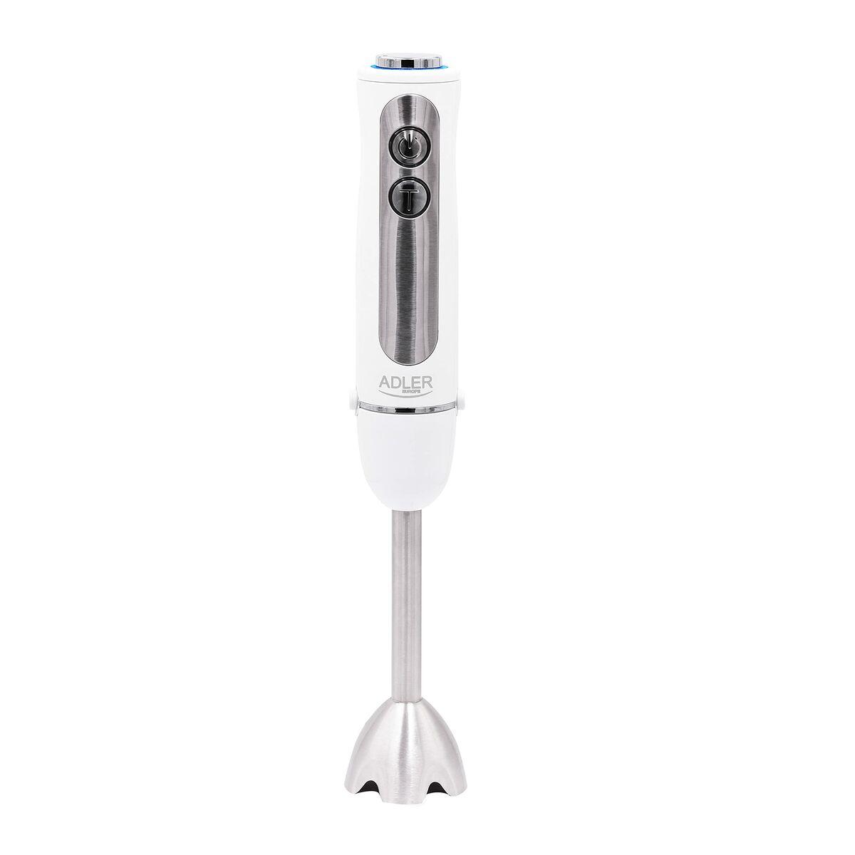 Adler kop-blender 850 W - hvid håndblender i rustfrit stål