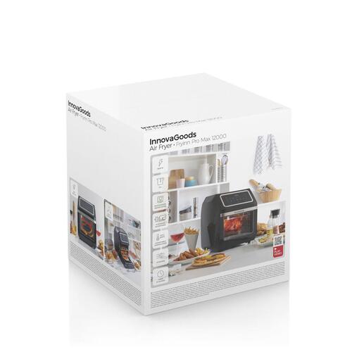 Airfryer Rustfrit stål Sort 12 L 1800 W (OUTLET A)