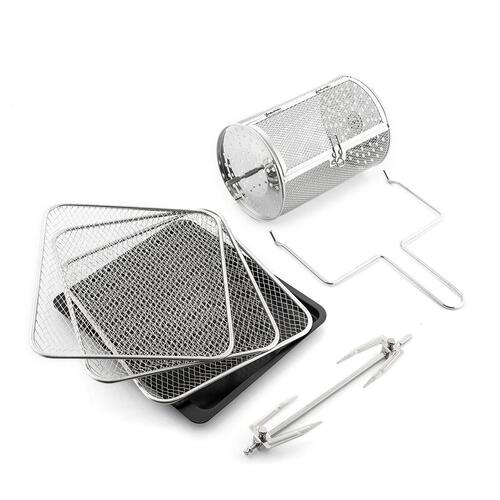 Airfryer Rustfrit stål Sort 12 L 1800 W (OUTLET A)