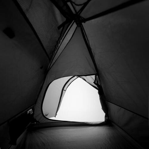2-personers campingtelt vandafvisende mørklægningsstof hvid