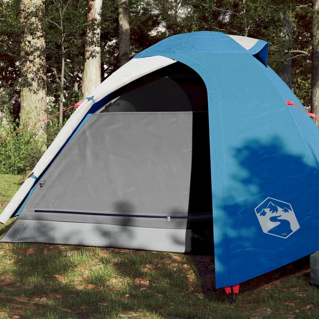 3 Personers Campingtelt Vandafvisende Blå