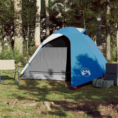 3-personers campingtelt vandafvisende blå