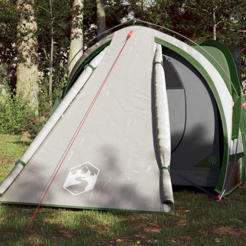 2-personers campingtelt - vandafvisende kuppel, grøn