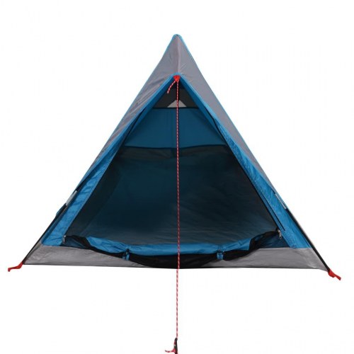 2-personers campingtelt - vandafvisende A-stel, blå
