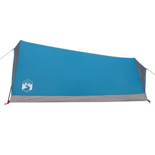 2-personers campingtelt - vandafvisende A-stel, blå