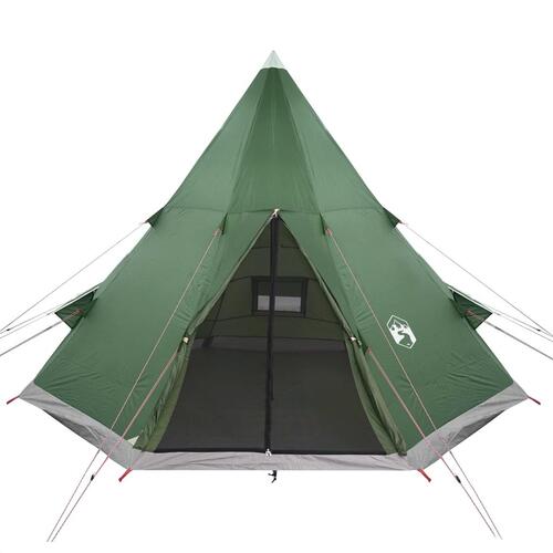 4-personers campingtelt vandafvisende grøn