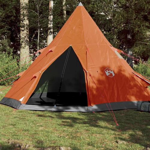 4-personers campingtelt vandafvisende orange