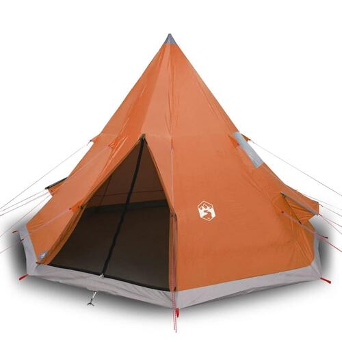 4-personers campingtelt vandafvisende orange