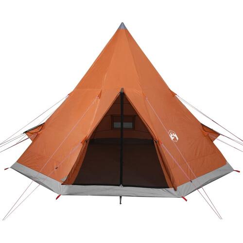 4-personers campingtelt vandafvisende orange