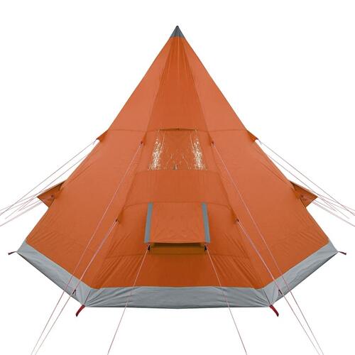 4-personers campingtelt vandafvisende orange