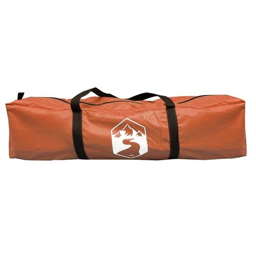 4-personers campingtelt vandafvisende orange