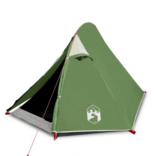 2-personers campingtelt - vandafvisende kuppel, grøn
