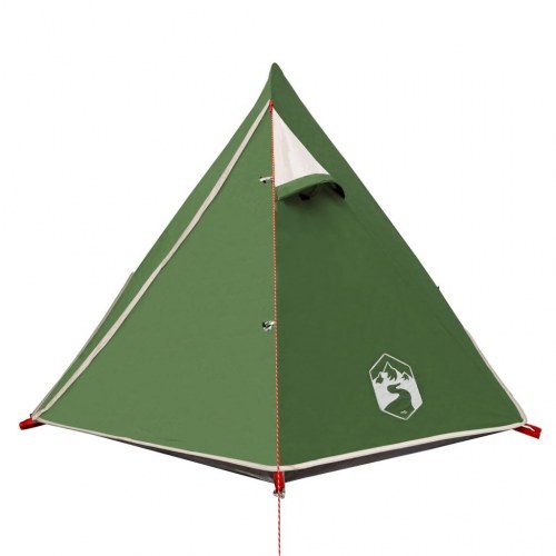 2-personers campingtelt - vandafvisende kuppel, grøn