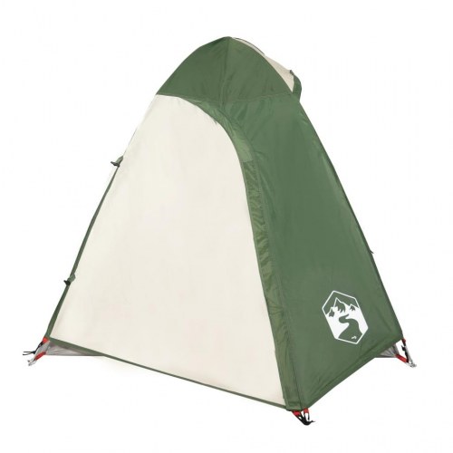 2-personers campingtelt - vandafvisende kuppel, grøn