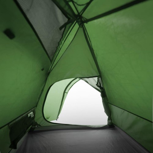 2-personers campingtelt - vandafvisende kuppel, grøn