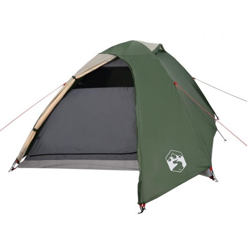3-personers kuppeltelt - vandafvisende campingtelt, grøn