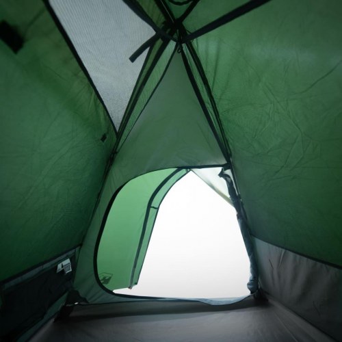 3-personers kuppeltelt - vandafvisende campingtelt, grøn