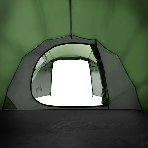 3-personers telt 370x185x116 cm 185T taft grøn