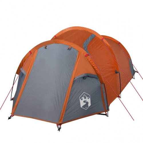 3-personers tunneltelt - vandafvisende campingtelt, orange