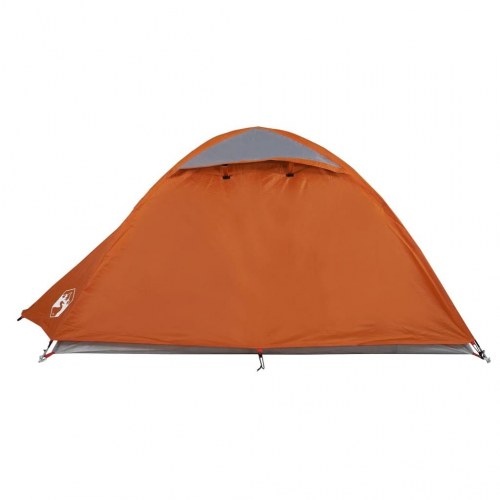 2-personers kuppeltelt - vandafvisende campingtelt i orange