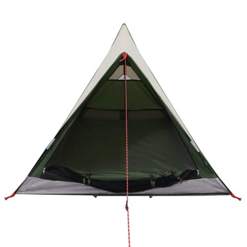 2-personers campingtelt - vandafvisende A-stel, grøn